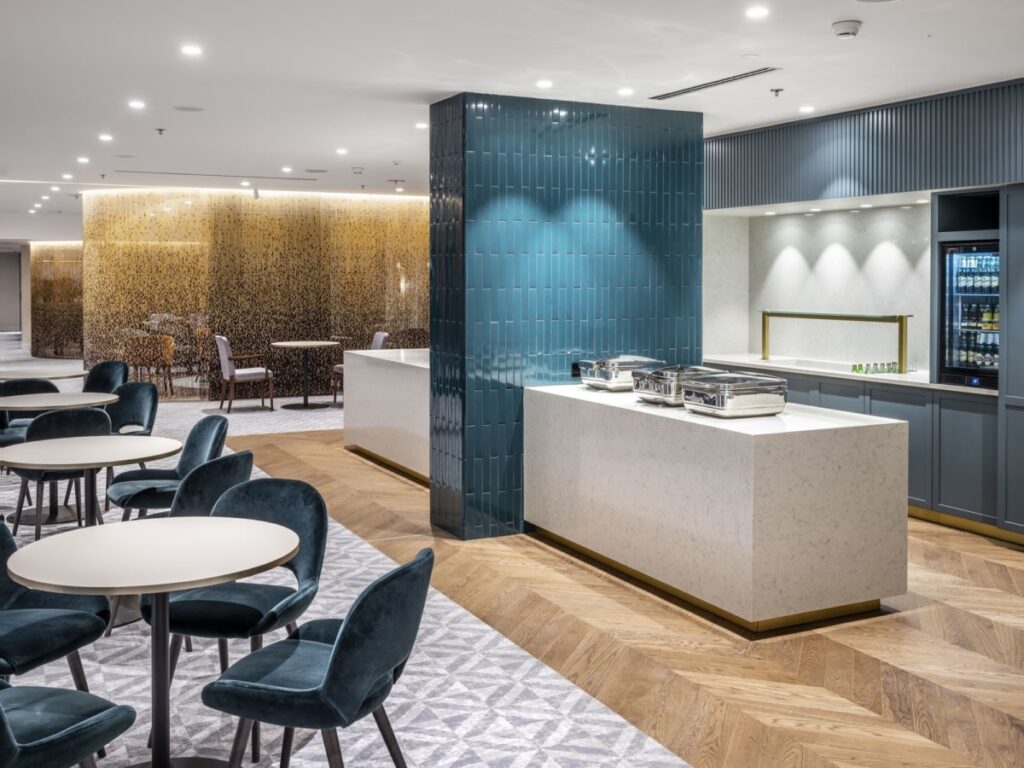 Hilton Prague, Executive Lounge Buffet Design